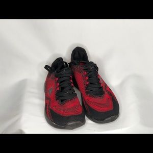 Boys Red and Black Sneakers
